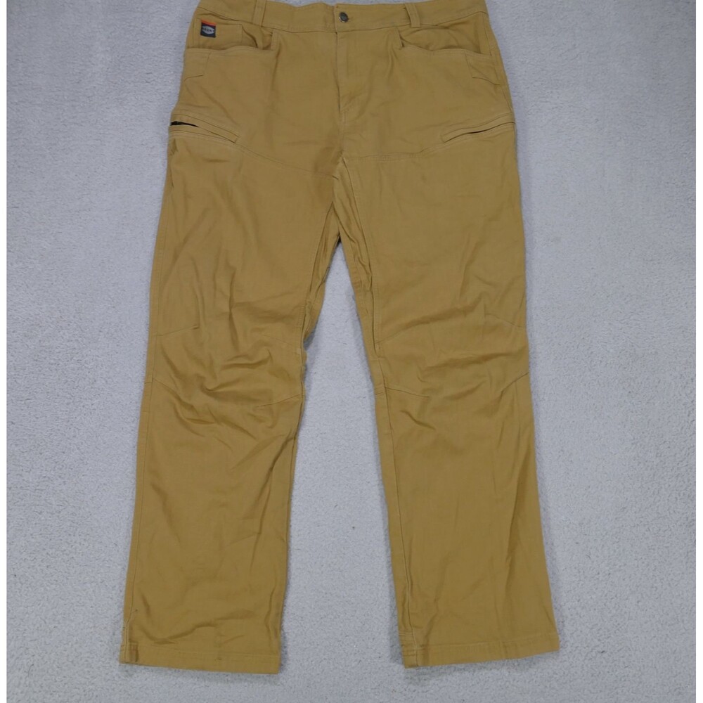 Brunt Torra Canvas Pants 38 Brown Workwear Utility Prep Y2K Tactical Mens 38x32